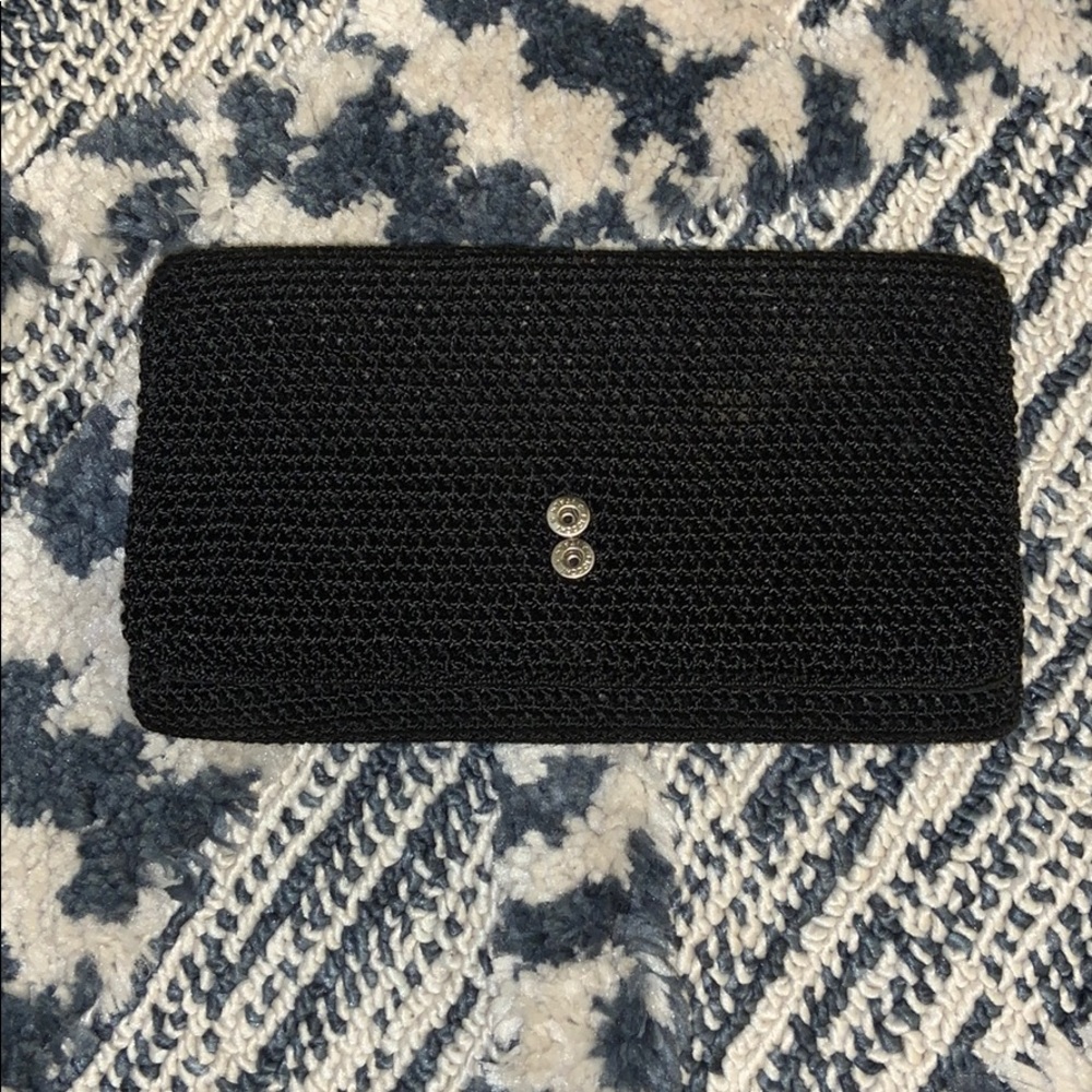 The Sak Crochet Wallet | Black